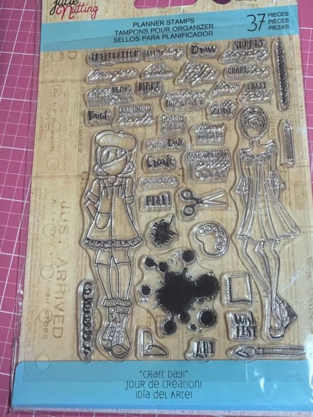 Julie nutting craft day planner stamps